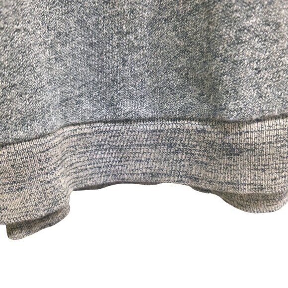Zara W/B Collection Womens V-Neck Gray Boxy Step Hem Sweater L - Picture 5 of 7